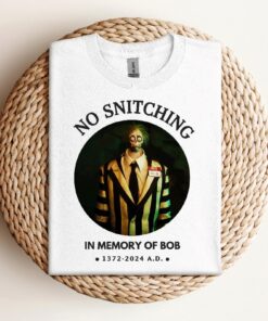 Beetlejuice No Snitching Bob Shirt Beetlejuice Bob Marley Shirt Bob Marley T Shirt