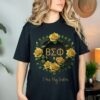 Beta Sigma Phi Tshirt Sorority I Am Thy Sister Sisterhood Yellow Roses Greek Bsp Secret Sister Gift Sister Tee Shirt Unique
