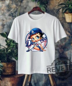 Betty Boop Los Angeles Dodgers T Shirt Hoodie Sweatshirt Unique