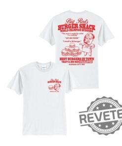 Big Reds Burger Shack World Champion Burger Shirt Hoodie Sweatshirt Unique Patrick Mahomes Kansas City Shirt Unique