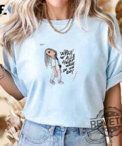 Billie Eilish Retro T Shirt Indie Pop Star Graphic Tee