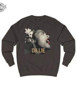 Billie Holiday Sweatshirt Vintage Retro Jazz Singer Lady Day Sweater Concert Jazz Music Swing Musician Crewneck Classic Soul Blues Apparel Unique