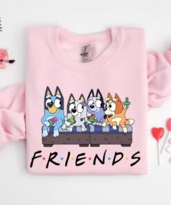 Bluey And Friends Shirt Disney Vacation Shirt Bluey Friends Shirt Friends Of Bluey Tee Disney Shirt For Kids Bluey Family Birthday Tee