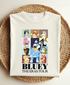 Bluey Eras Tour Shirt Bluey Family Shirt Bluey Cartoon Shirt Bluey Birthday Party Shirt Bluey Heeler Shirt Eras Tour Bluey Unique