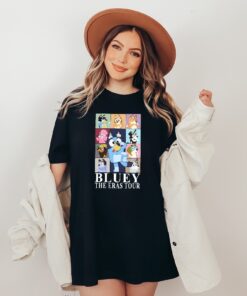 Bluey Eras Tour Shirt Bluey Family Shirt Bluey Cartoon Shirts Bluey Birthday Party Shirt Bluey Heeler Tee Eras Tour Bluey Gift For Her Unique