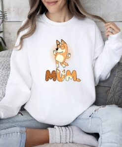 Bluey Mother Sweatshirt Blue Dog Sweatshirt Dog Mom Birthday Party Shirt Gift For Mama Mothers Day Sweatshirt Bluey Mama Shirt Unique