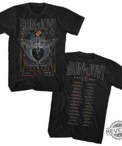 Bon Jovi 93 Tour T-Shirt Hoodie Gift For Bon Jovi Fan