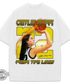 Caitlin Clark T Shirt From The Logo Custom Fan Art Graphic Tee Unique