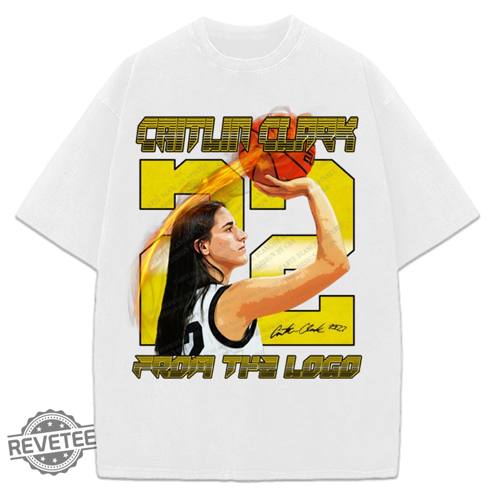 Caitlin Clark T Shirt From The Logo Custom Fan Art Graphic Tee Unique Caitlin Clark T Shirt From The Logo Custom Fan Art Graphic Tee Unique