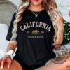 California Golden State T Shirt Hoodie Sweatshirt Featuring Iconic Ca Flag Bear Design Perfect For Travel And Everyday Wear