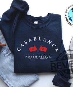 Casablanca T Shirt Hoodie Sweatshirt Tee Gift For Him Her Casablanca Souvenir Unisex Tshirt Africa Shirts New Unique