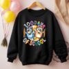 Celebrate 100 Days Of School With Blue Dog T Shirt