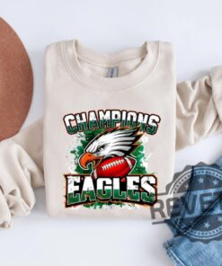 Champions Philadelphia Eagles Tshirt Hoodie Sweatshirt Tee Gift For Him Her Crewneck Pullover Unique
