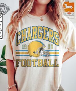 Chargers Football Sweatshirt Shirt Retro Style 90S Vintage Unisex Crewneck Graphic Tee Gift For Football Fan Sport Los Chargers Shirt Los Chargers Los Angeles Chargers Unique