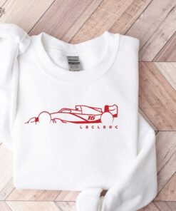 Charles Leclerc Formula One Hoodie F1 Hoodie Ferrari 16 Racing Hoody F1 Shirt Charles Leclerc Shirt Formula 1 Leclerc 16 Ferrari Sweatshirt Hoodie Long Sleeve Shirt Unique