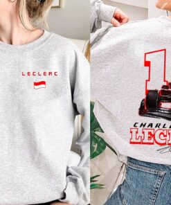 Charles Leclerc Formula One Sweatshirt F1 Shirt F1 Two Sides Shirt Charles Leclerc Shirt Charles Leclerc F1 Shirt Charles Leclerc 16 Hoodie Long Sleeve Shirt Unique