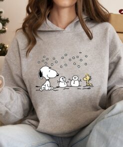 Charlie And The Snoopy Christmas Sweatshirt Christmas Cartoon Dog Sweatshirt Christmas Gift Vintage Sweatshirt Christmas Crewneck Unique