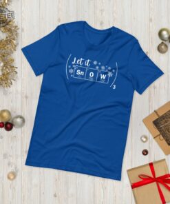Chemistry Winter Shirt Let It Snow Periodic Table Science Chem Teacher Shirt Funny Winter Chemistry Shirt