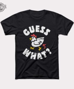 Chicken Butt Adult Unisex Tee Babydoopy Cute Funny Parenting Mom Dad Graphic Print Shirt Guess What Chicken Butt Shirt Unique