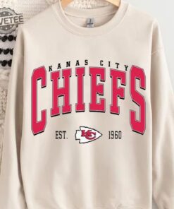 Chief Sweatshirt Kansas City Football Sweatshirt Chief Hoodie American Football Sweatshirt Kansas City Chiefs Fan Gifts Chiefs Karma Unique