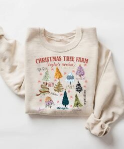 Christmas Tree Farm Taylors Version Sweatshirt Concert Christmas Shirt Ts Shirt Music Lover Christmas Shirt Tour Christmas Sweatshirt Unique