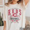 Cincinnati Reds Vintage Baseball T Shirt Vintage Cincinnati Reds Crewneck Sweatshirt