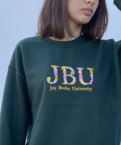 College Floral Letter Embroidered Sweatshirt Custom College Floral Embroidered Hoodie Sorority Gift Unique