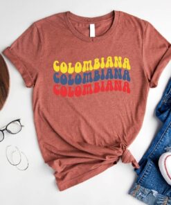 Colombian Girl Shirt Colombia Tshirt Colombia Shirt Colombia Soccer T Shirt Colombia Copa America Shirt Unique