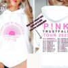 Cover Me In Sunshine Custom Tour Dates Unisex Hoodie Pink Trustfall Tour P Nk Trust Fall Concert Sweatshirt Pink Merch Unique