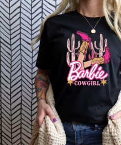 Cowboy Barbie Shirt Birthday Party Shirt Cowgirl Bachelorette Party Party Girls Shirt Doll Baby Girl Birthday Gift Shirt