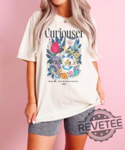 Curiouser Alice In Wonderland Shirt Hoodie Sweatshirt