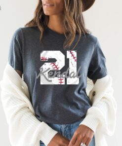 Custom Baseball Jersey Shirt Womens Custom Baseball Sweatshirt Personalized Baseball Mom Hoodie Custom Baseball Player Gifts Unique