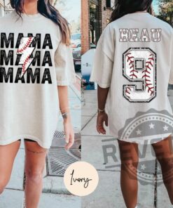 Custom Baseball Mom Shirt Mom Baseball Tee Baseball Top for Mom Baseball shirt
