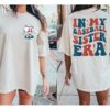 Custom In My Baseball Sister Era Shirt Personalized Baseball Sister Shirt Retro Youth Toddler Game Day Tee Unique