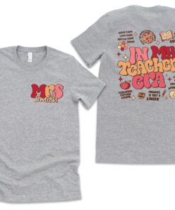 Custom Teacher Back To School Shirt In My Teacher Era Shirt Teacher Appreciation Gift Preschool Teacher Shirt Gift For Teachers Unique