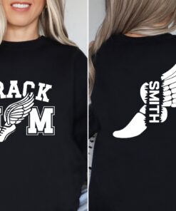 Custom Track Mom Sweatshirt Personalized Track And Field Mom Shirt Track Mama Shirt Custom Track And Field Unique