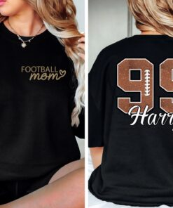 Customized Football Mom Sweatshirt Your Name Football Shirt Football Shirt Game Day Shirt Football Season Shirt Football Mom Shirt Hoodie Unique
