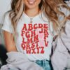 Cute Teacher Valentine Shirt Teacher Alphabet Shirt Back To School Shirt Love Shirt Teacher Tee Teacher Shirtvalentine Teacher Shirt Unique