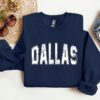 Dallas Football Sweatshirt Dallas Football Shirt Vintage Dallas Football Sweatshirt Dallas Fan Gift Sunday Football Sweater Unique