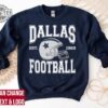 Dallas Football Sweatshirt Dallas Football Shirt Vintage Style Dallas Football Sweatshirt Dallas Fan Gift Sunday Football