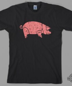 David Gilmour Pig Shirt Pink Floyd Animals T Shirt The Wall Syd Barrett Shirt