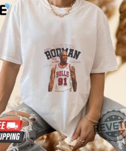 Dennis Rodman Nba T Shirt Chicago Bulls Basketball Retro