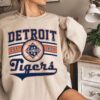 Detroit Baseball Crewneck Sweatshirt Vintage Detroit Baseball T Shirt Detroit Tigers Sweatshirt Detroit Tigers Tigers Baseball Unique