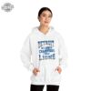 Detroit Football Hoodie Grit Lions Sweatshirt Detroit Sweatshirt Lions Football Shirt Game Day Sunday Football Vintage Detroit Unique