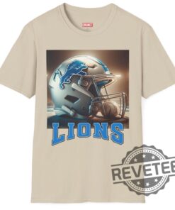 Detroit Lions Player Helmet Unisex Tshirt Hoodie Sweatshirt Tee Gift For Fan Nfl Football Game Day Crewneck Sweater Pullover Hoodie Unique