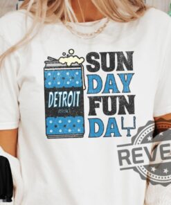 Detroit Lions Sunday Funday Football Shirt Hoodie Sweatshirt Vintage Football Shirts Game Day Tshirt Sweater Hoodies Tee Gift For Fan Unique