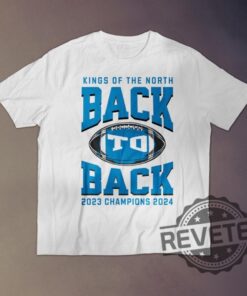 Detroit Lions Tshirt Hoodie Sweatshirt Tee Gift For Fan Back To Back Champions Of The North Shirts Game Day Crewneck Pullover Unique