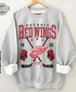 Detroit Red Wings Vintage 90S Sweatshirt Detroit Red Wings Sweatshirt Detroit Red Wings Hoodie Red Wings Octopus Red Wings Open House