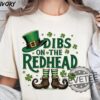 Dibs On The Redhead Funny St. Patricks Day Party Shamrock T Shirt