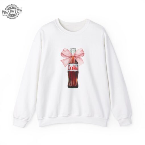 Diet Coke Pink Bow Sweatshirt Diet Coca Cola Crewneck Diet Coke Lover Diet Coke Fan Gift For Diet Coke Drinker